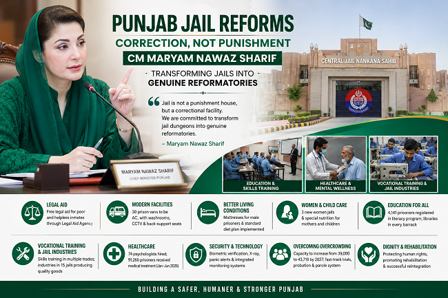 Jail Reforms maryam punjab