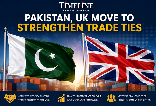 Pakistan, UK move to strengthen trade ties