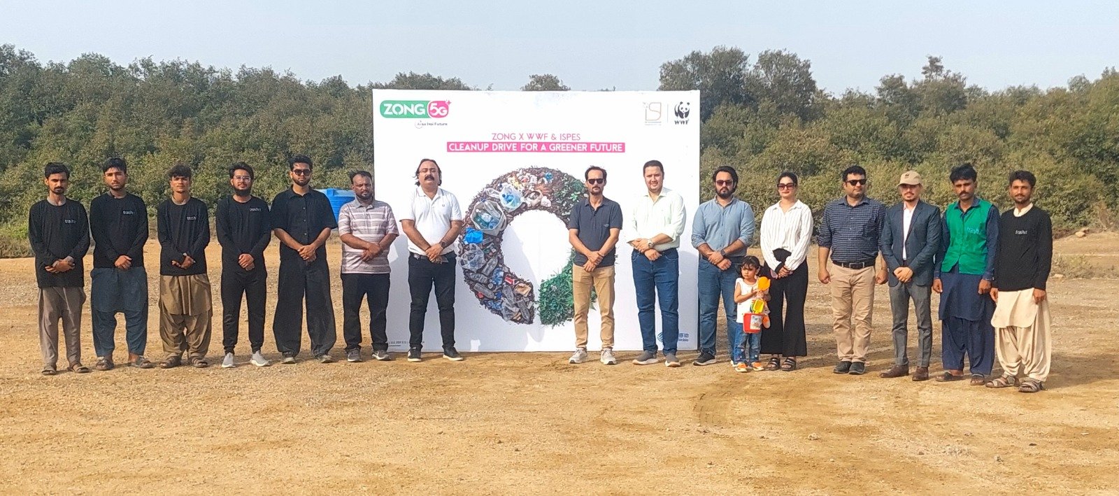 Zong Joins WWF Pakistan and ISPES for Plastic Free July Drive at Hawksbay Karachi