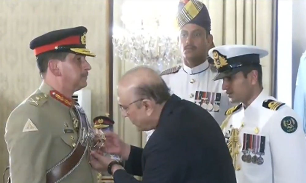General Amir Raza Conferred Nishan-i-Imtiaz (Military) at Presidency Ceremony