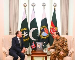 Norwegian Foreign Minister meets Asim Munir