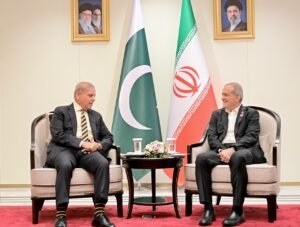 PM Shehbaz, Iranian President Discuss Regional Peace and Stronger Bilateral Ties in Bishkek