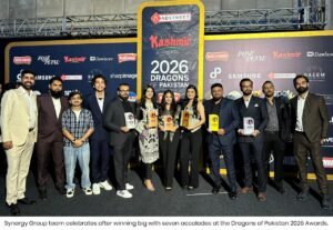 SYNERGY GROUP WINS BIG WITH SEVEN ACCOLADES AT THE DRAGONS OF PAKISTAN 2026 AWARDS