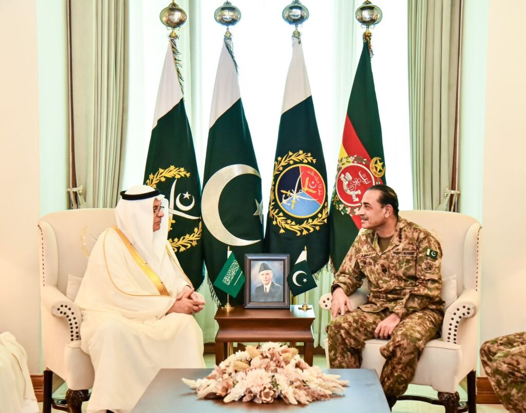 Saudi Minister Meets Field Marshal Asim Munir at GHQ