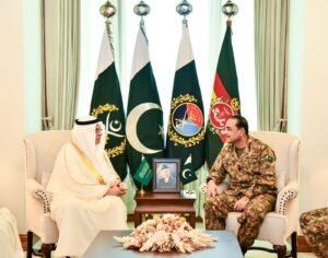 Saudi Minister Meets Field Marshal Asim Munir at GHQ