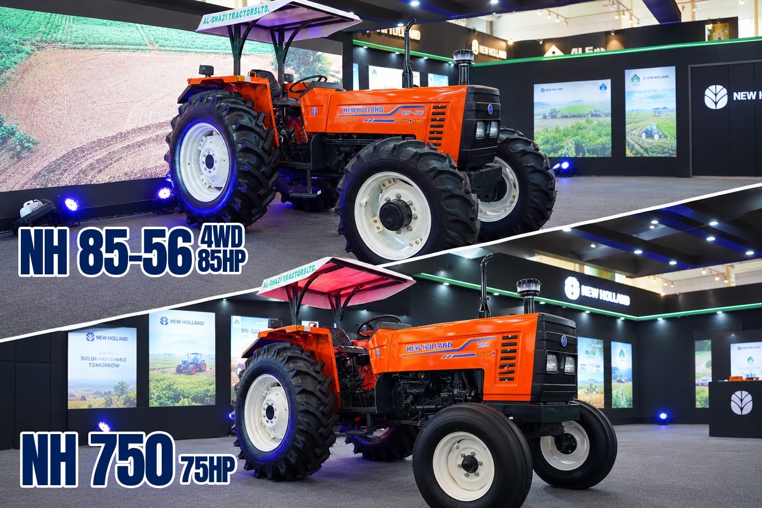 Al-Ghazi Tractors Unveils NH 750 and NH 85-56 at Pakistan Auto Show