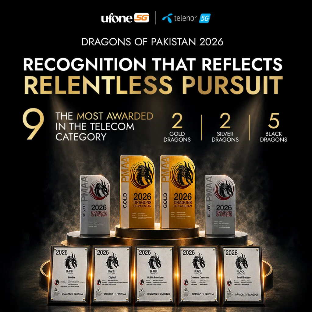 Ufone & Telenor Pakistan Roar at Dragons of Pakistan 2026 With 9 Awards