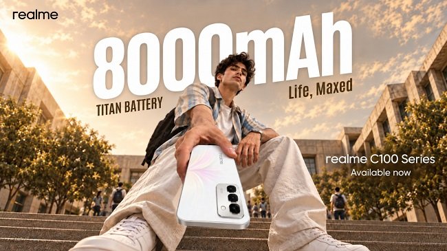 realme C100 Series Gains Gen Z Attention with 8000mAh Battery