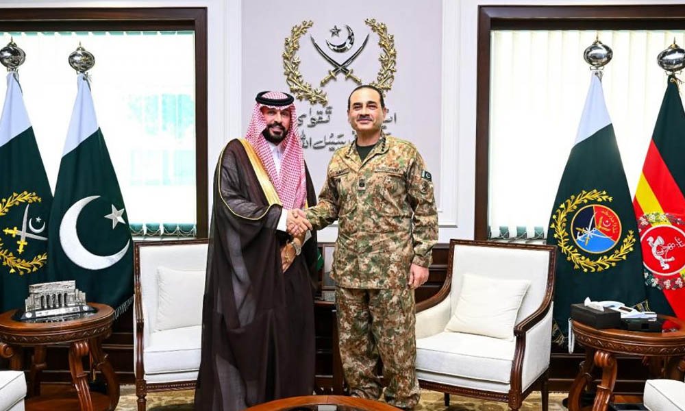 Asim Munir meets Saudi ambassador