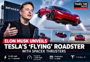 Elon Musk Tesla Flying Roadster