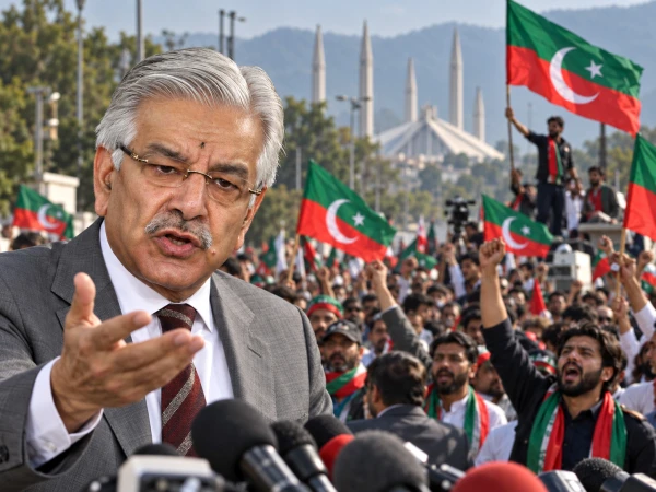 Khawaja Asif questions PTI