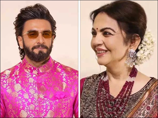 Ranveer Singh Garba with Nita Ambani